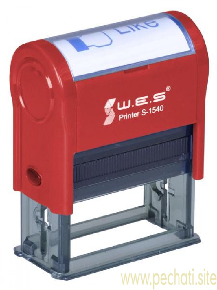 WES S-1540 (15х40 mm) Автоматическая оснастка для печати.