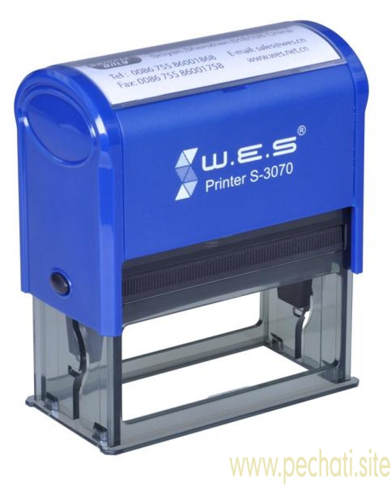 WES S-3070 (30х70 mm) Автоматическая оснастка для печати.
