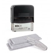Printer 50 Set-F* (30x69mm) - Штамп самонаборный.